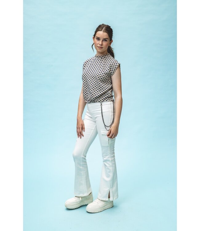 Denim wit Cargo Stretch