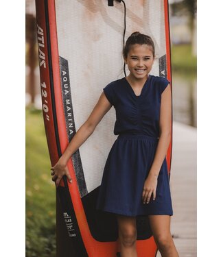 LOOXS 10sixteen Zomerjurk Navy jersey