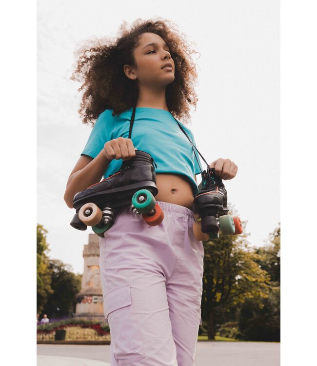 T-shirt Aqua Blue katoen/modal