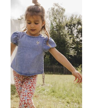 LOOXS Little Washed Denim Blouse
