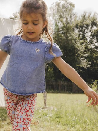 LOOXS Little Washed Denim Blouse LOOXS Little Washed Denim Blouse
