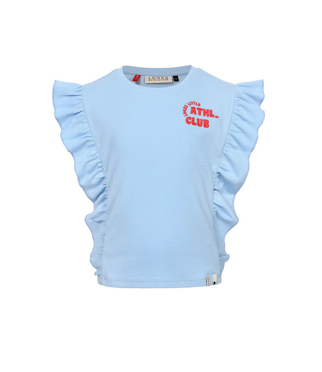 T-shirt ribjersey Blue