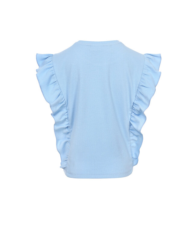 T-shirt ribjersey Blue