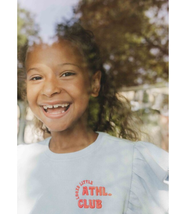 T-shirt ribjersey Blue