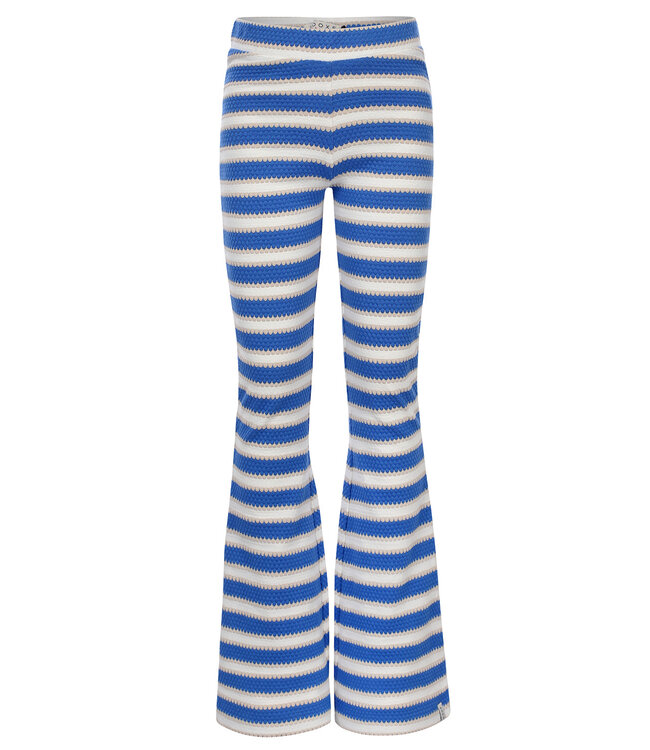 Flared pants Kobalt Stripe