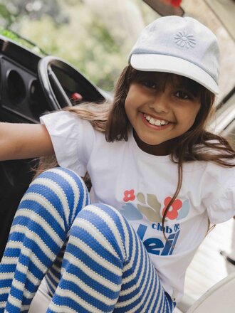 LOOXS Little Flared broekje Kobalt Streep LOOXS Little Flared broekje Kobalt Streep