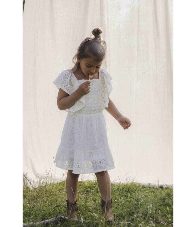 Zomerjurk wit Broderie Anglaise