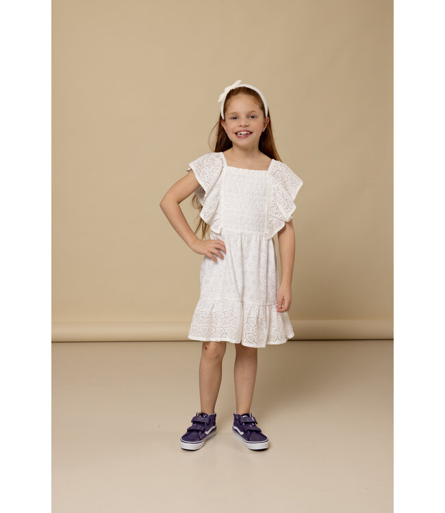 Zomerjurk wit Broderie Anglaise