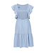 Summer dress Light Blue Viscose/linnen