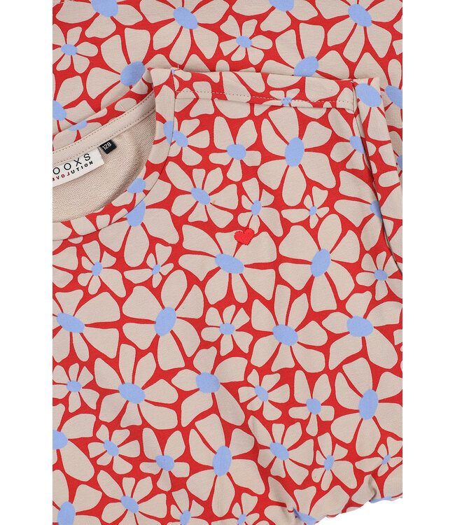 Summer dress jersey Big Flower