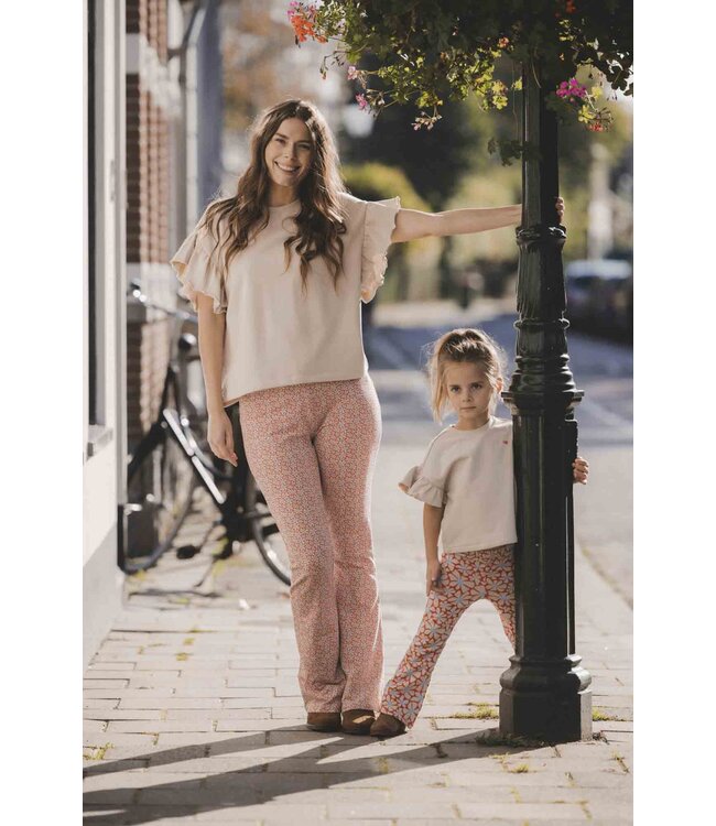 LXS Flared pants Big Flower