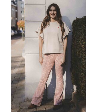 LXS the female concept LXS Flared pants Big Flower