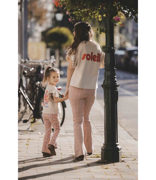 LXS Flared broekje Big Flower