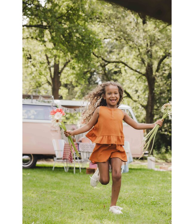 Summer cotton crincle top