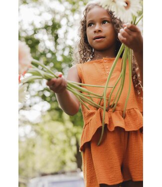 LOOXS Little Summer cotton crincle top