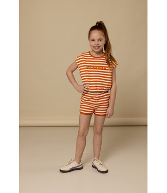 LOOXS Little Sweat short gestreept