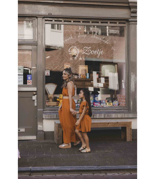 LXS Maxi cotton summer dress Oker