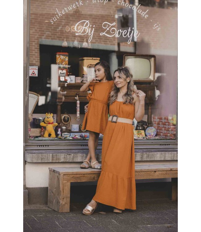 LXS Maxi cotton summer dress Oker