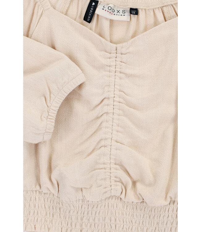 Top Viscose / Linnen Zand