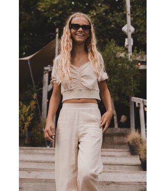 LOOXS 10sixteen Top Viscose / Linnen Zand