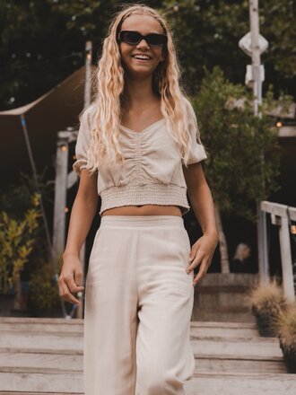 LOOXS 10sixteen Top Viscose / Linnen Sand LOOXS 10sixteen Top Viscose / Linnen Sand