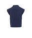 Jersey sleeveless top Navy