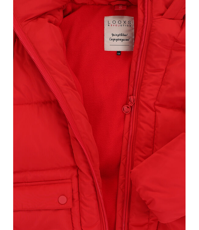 Winterjas Little Warm Rood