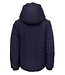 Reversibel winterjas Imitatie Bont Navy