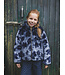 Reversibel winterjas Imitatie Bont Navy