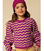 Knitted jumper fancy stripe