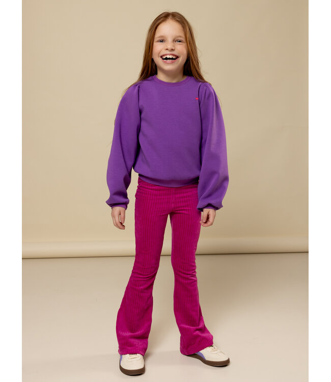 Sporty sweater Paars