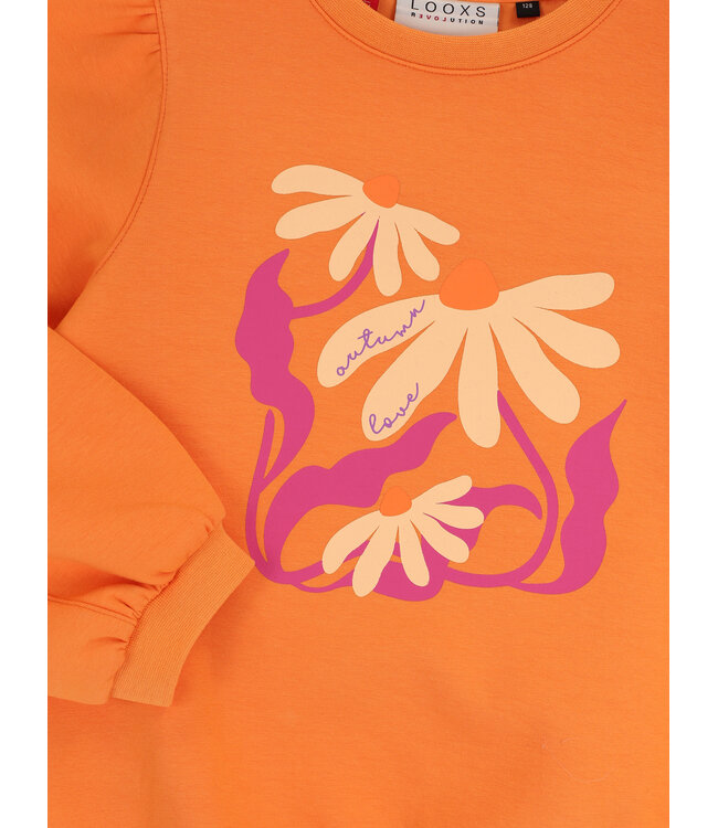 Sporty sweater Bright Orange