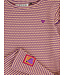 T-shirt rib jersey Purple Stripe