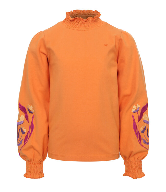 Fancy jersey top Bright Orange