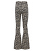 Flared pants jaquard Leopard