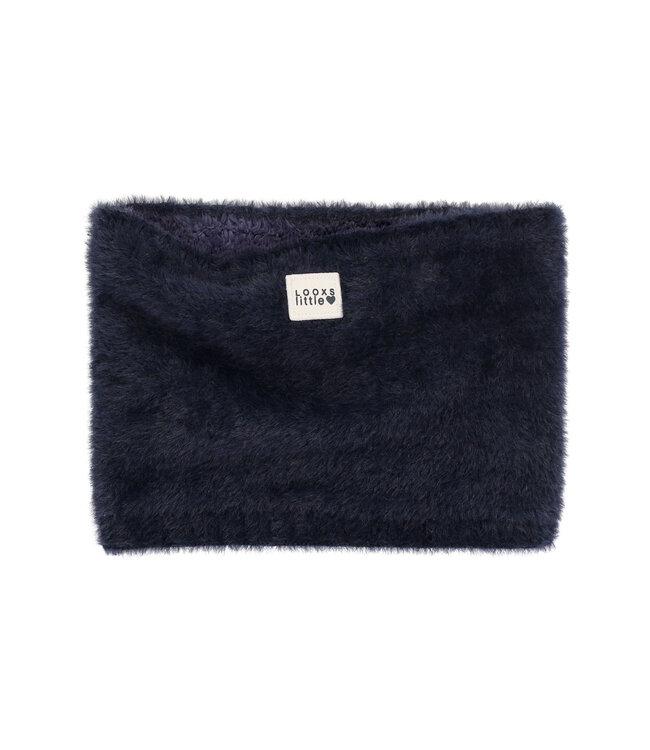 Navy Beanie fluffy knit