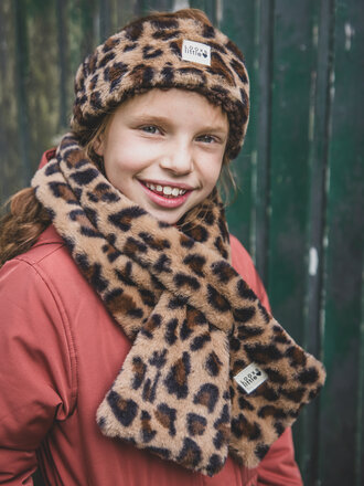 LOOXS Little Fake fur Shawl Animal print LOOXS Little Fake fur Shawl Animal print