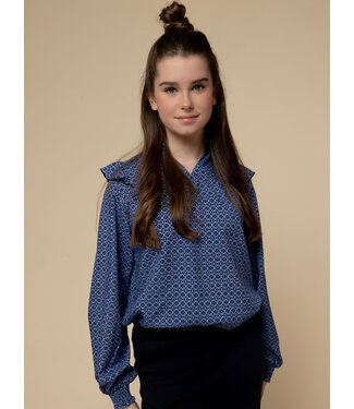 LOOXS 10sixteen Blouse Print Blue