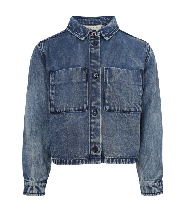 Denim lyocell blouse