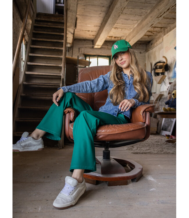 Denim lyocell blouse