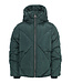 Puffer jacket fake down Green