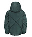 Puffer jacket fake down Green