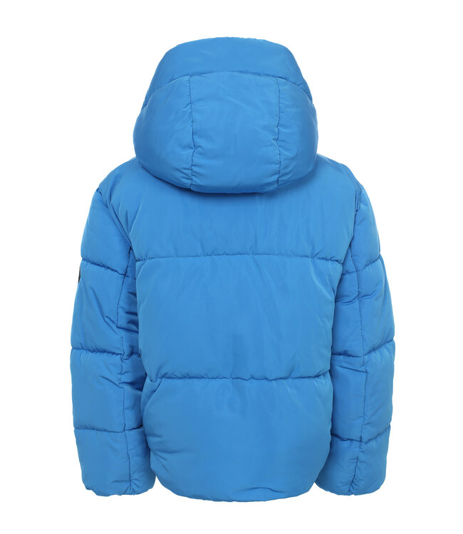 Bomber Hooded winter jacket Blue