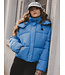 Bomber Hooded winter jacket Blue