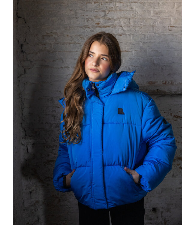 Bomber Hooded winter jacket Blue