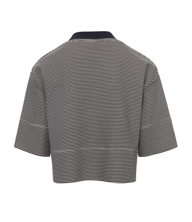 T-shirt Navy Mini Streep