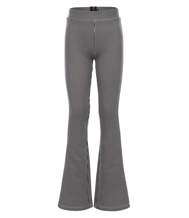 Flared sweat broek gestreept