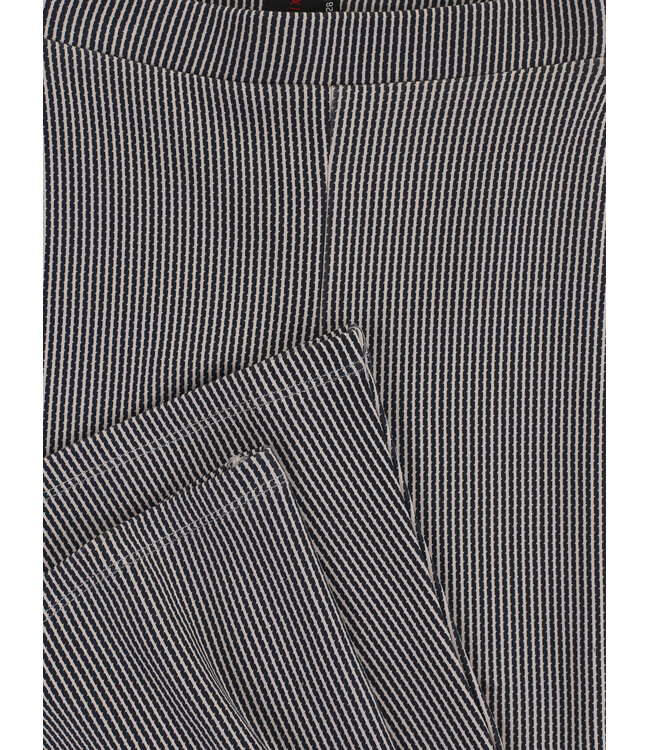 Flared sweat pants striped