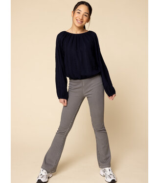 LOOXS 10sixteen Flared sweat pants striped