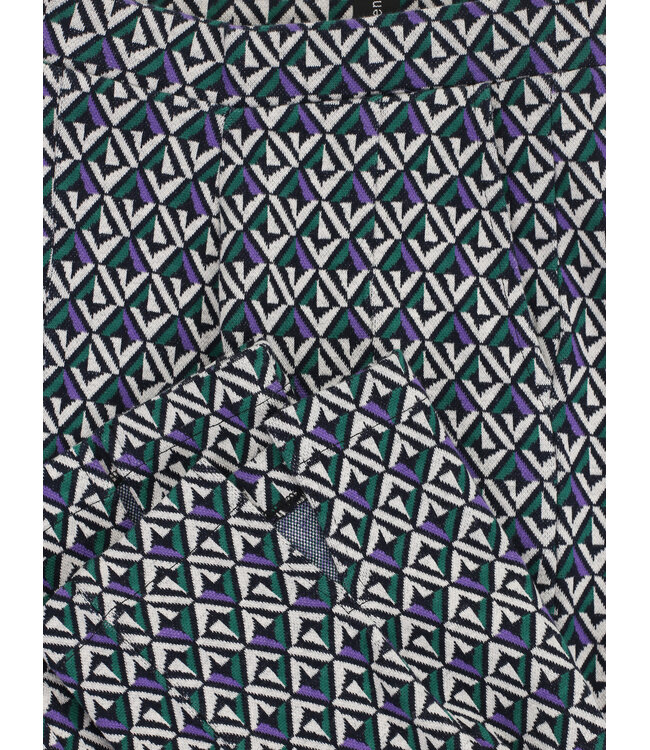 Wide leg Clover Jaquard